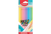 Schrijf- en tekengerei - Maped Color'Peps Pastel Colour pencils x12 - 832069