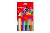 Schrijf- en tekengerei - Penol Colour pencils Jumbo Duo x12 - 16000116