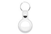 Mobiel - Overige accessoires - KeyBudz Leren sleutelhanger voor AirTag - AT_S1_WHT
