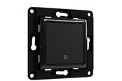 Smart Home - Shelly Wall Schakelaar 1 - Zwart - WS1 black