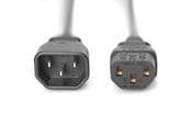 Voedingskabel (extern) - DIGITUS Power Cord Extension Cable - 1.2m - AK-440201-012-S