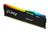 RAM - Kingston FURY Beast RGB DDR5-6000 - 32GB - CL36 - Single Channel (1 pcs) - AMD EXPO - Zwart met RGB - KF560C36BBEA-32