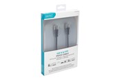 Netwerk - kabel - DIGITUS patch cable - 1 m - black - Zwart - 1m - DB-160144-010-S
