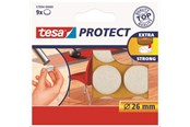 Decoratie - tesa Protect Anti-scratch felts Ø 26mm Wit - 57894-00000-01