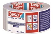 Tape & Lijm - tesa Aluminum Tape Strong 50mµ Liner 25m x 50mm - 63652-00001-01
