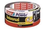 Tape & Lijm - tesa Duct Tape extra Power Universal 25m x 50mm Black - 56388-00001-08