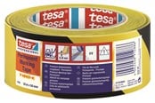 Tape & Lijm - tesa Floor Markering Tape Premium indoor and Outdoor 33m x 50 mm Yellow-Black - 04169-00063-93