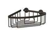 Badkamer accessoires - tesa Aluxx Zwart corner basket self-adhesive - 40505-00000-00