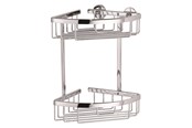 Badkamer accessoires - tesa Aluxx hoekplank zelfklevend - 40205-00000-00