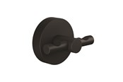 Badkamer accessoires - tesa Moon Zwart bathrobe hook self-adhesive - 40564-00000-00