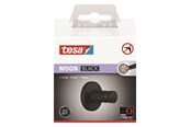 Badkamer accessoires - tesa Moon Zwart towel hook self-adhesive - 40563-00000-00