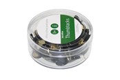 Bureau-accessoires - b.n.t/office thumbtacks - 8 mm head diameter - black - pack of 100 - 746410