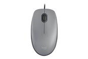 Muis - Logitech M110 Silent - Muis - USB-A - Blauw - Muis - Optisch - 3 knoppen - Grijs - 910-006760