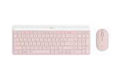 Toetsenbord - Logitech Slim Draadloos Combo MK470 - Keyboard and mouse set - Universal - Roze - 920-011322
