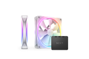 Case Fan - NZXT F140 RGB DUO 2-pack & RGB Controller - White - Case ventilator - 140mm - Wit met RGB-licht - 36 dBA - RF-D14DF-W1
