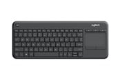 Toetsenbord - Logitech Draadloos Touch Toetsenbord K400 Plus - Toetsenbord - Tsjechisch - Zwart - 920-007151
