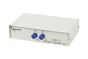 USB hub - Gembird DSU-21 - USB peripheral sharing Schakelaar - 2 ports USB hub - 2 - DSU-21