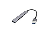 USB hub - I-Tec USB 3.0 Metaal HUB USB hub - 4 - Grijs - U3HUBMETALMINI4