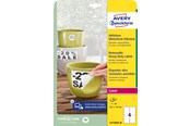 Papier, fotopapier en etiketten - Avery Heavy duty labels removable white suitable for in- and outdoor use (-20oC to +80oC) - L4774REV-20