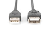 USB-kabel - DIGITUS USB 2.0 Extension Cable - 5m - AK-300202-050-S