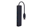 USB hub - Gembird UHB-CM-U3P4-01 - hub - 4 poorten USB hub - 4 - USB 3.2 - Zwart - UHB-CM-U3P4-01