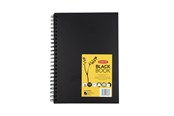 Schrijf- en tekengerei - Derwent A4 Black Book Wire Bound Portrait - 2300379