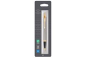 Schrijf- en tekengerei - Parker IM Geborsteld metaal G.T Ballpen m Blauw 1-Blist - 1975559