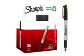 Schrijf- en tekengerei - Sharpie Permanent Marker Fine Zwart Valuepack 32+4 - 2025040