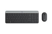 Toetsenbord - Logitech Slim Draadloos Combo MK470 - Keyboard and mouse set - Tsjechisch - Grijs - 920-009260
