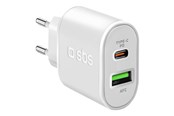 Mobiel - Adapters & Opladers - SBS 20W Charger - White - TETRPD20W