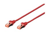 Netwerk - kabel - DIGITUS Professional patch cable - 1 m - red - Rood - 1m - DK-1644-010-R-10