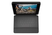 Toetsenbord - Logitech Rugged Folio - keyboard and folio case - QWERTZ - German - graphite - Keyboard and folio case - Duits - Grijs - 920-011200