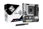 Moederbord - ASRock B760M Staal Legend WiFi Moederbord - Intel B760 - Intel LGA1700 - DDR5 RAM - Micro-ATX - 90-MXBL70-A0UAYZ