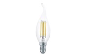 Armaturen & Lampen - EGLO LED spot CF35 Candle 4W/827 350 lumen clear E14 - 110017
