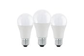Armaturen & Lampen - EGLO LED spot A60 Standard 8.5W/830 806 lumen matt 3-pack E27 - 113111