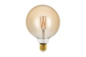 Armaturen & Lampen - EGLO LED spot G125 Globe 4W/817 300 lumen amber dimmable E27 - 110065
