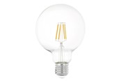 Armaturen & Lampen - EGLO LED spot G95 Globe 4W/827 470 lumen clear E27 - 110009