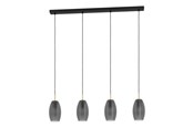 Lampen - EGLO Batista Zwart Geborsteld Messing - 900508
