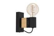 Lampen - EGLO Bailrigg Zwart Bruin - 43903