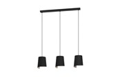 Lampen - EGLO BOLIVIA LANGBORD 3XE27 L880 SORT - 900426