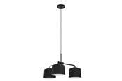 Lampen - EGLO CAGUANES pendant black/white - 900446