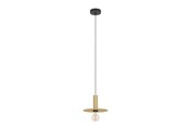 Lampen - EGLO ESCANDELL pendant black/brushed brass - 900731