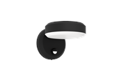 Lampen - EGLO FORNACI outdoor wall lamp with sensor black - 900674