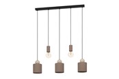 Lampen - EGLO Gazzola mocha-coloured sandy - 900346