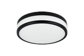 Lampen - EGLO LED PALERMO ceiling Ø300 mm black - 900846