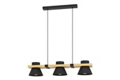 Lampen - EGLO Maccles black brown - 43956