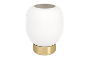 Lampen - EGLO MANZANARES table lamp white/brushed brass - 900307