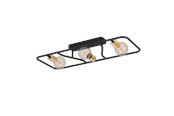 Lampen - EGLO Messinaro Zwart Geborsteld Messing - 900367