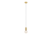 Lampen - EGLO POZUETA 1 pendant brushed brass - 900799