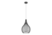Lampen - EGLO RAZONI 1 pendant black/white - 900828